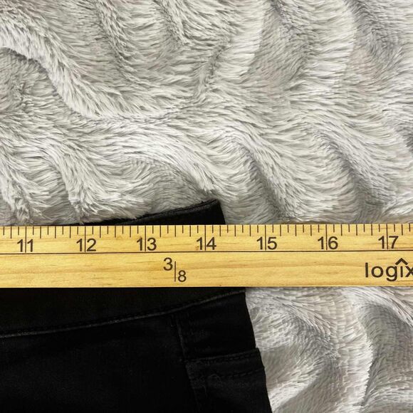 Seven7 Jeans Womens 6 Skinny Black High Rise Stretch Denim Embroidered Pockets - Picture 7 of 12